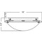 Access Lighting Mona, Flush Mount, Brushed Steel Finish, Alabaster Glass 23020GU-BS/ALB - alternate 2